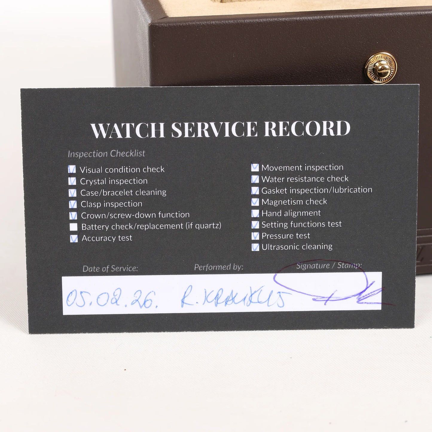 Louis Vuitton Tambour Q113K SG7133 SS & Rubber AT Watch with Black Dial