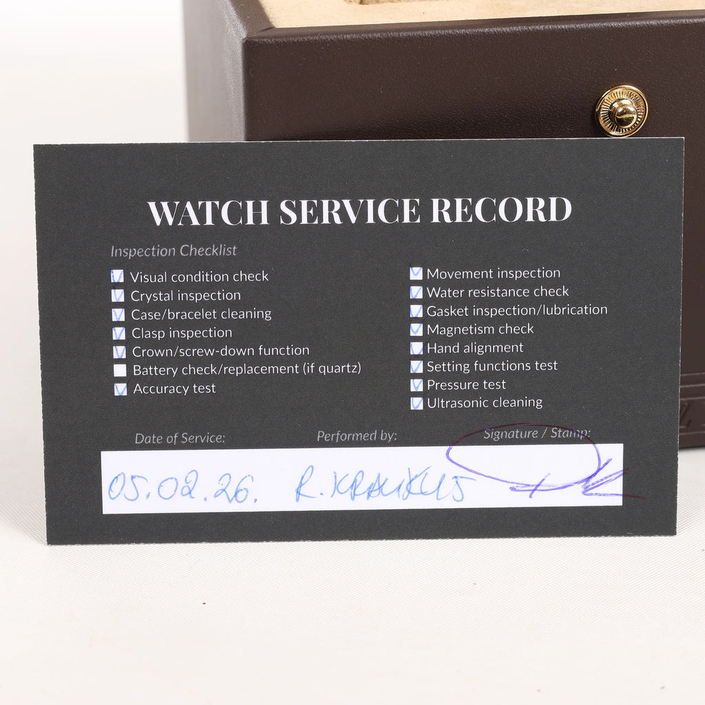 Louis Vuitton Tambour Q113K SG7133 SS & Rubber AT Watch with Black Dial