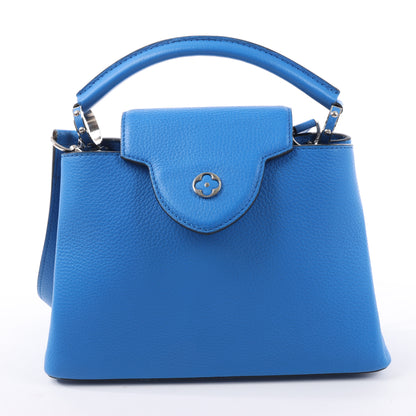 Louis Vuitton Taurillon Capucines BB Handtasche in Blau