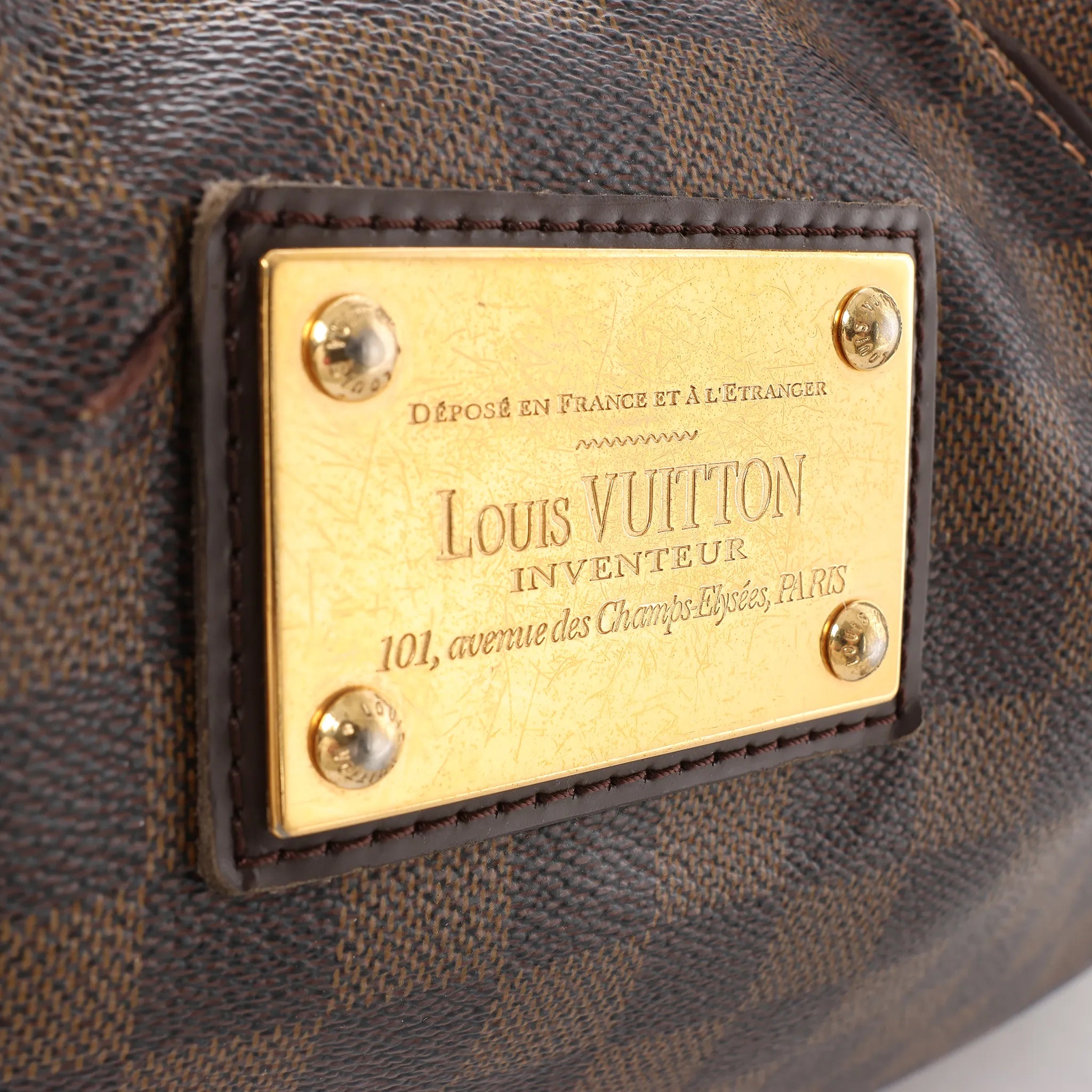 Louis Vuitton Thames GM Damier Ebene Shoulder Bag in Brown N48181