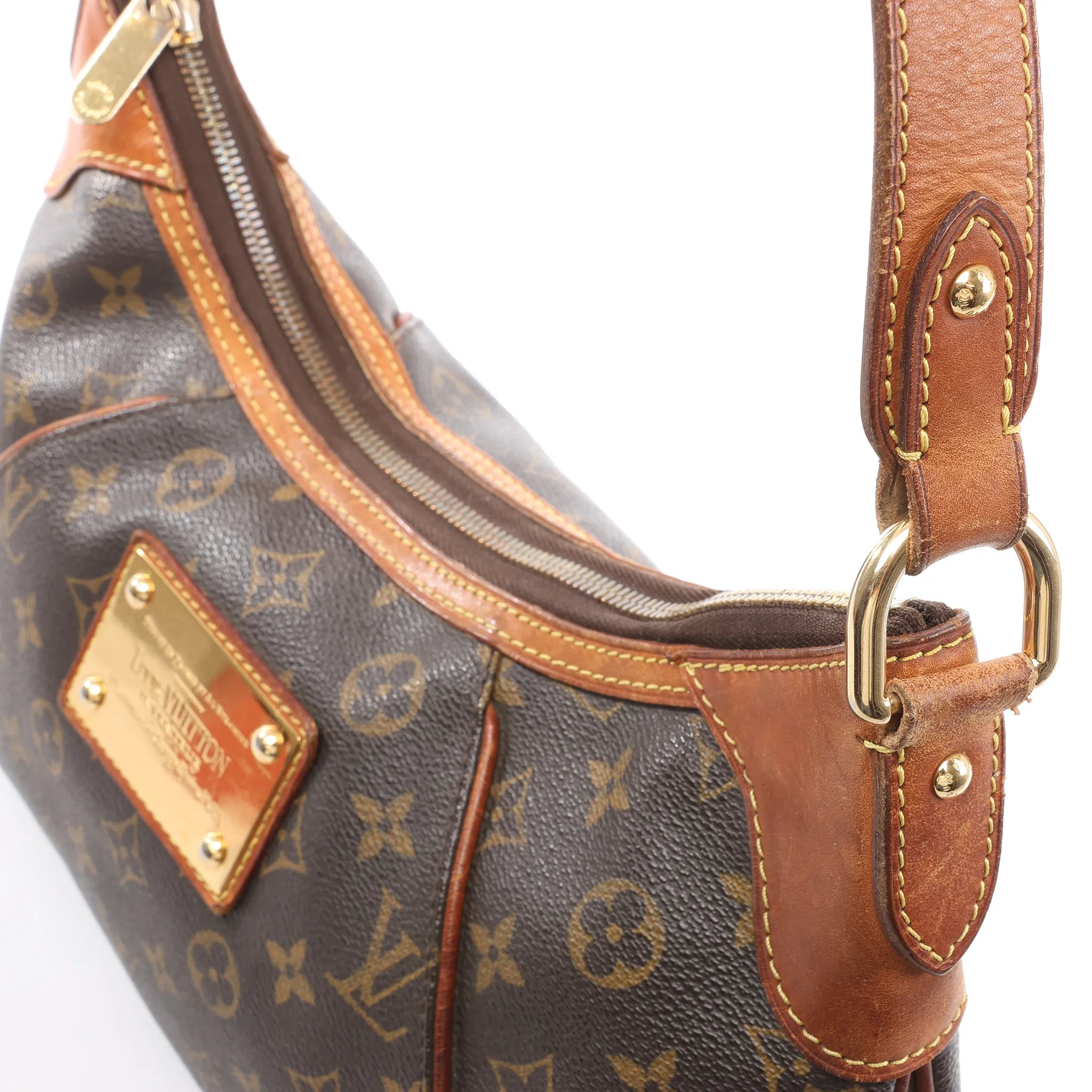 Louis Vuitton Thames GM Monogram Canvas Shoulder Bag in Brown M56383