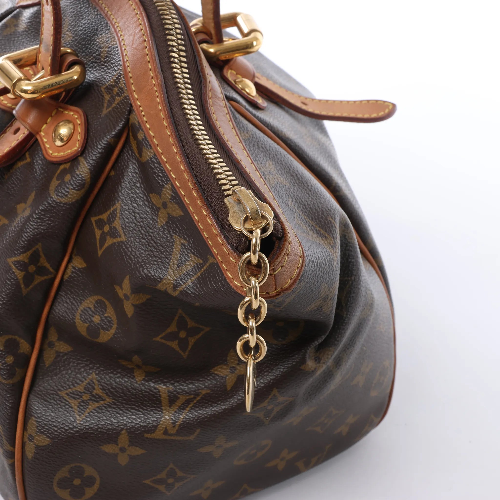 Louis Vuitton Tivoli GM Monogram Canvas Handbag in Brown M40144