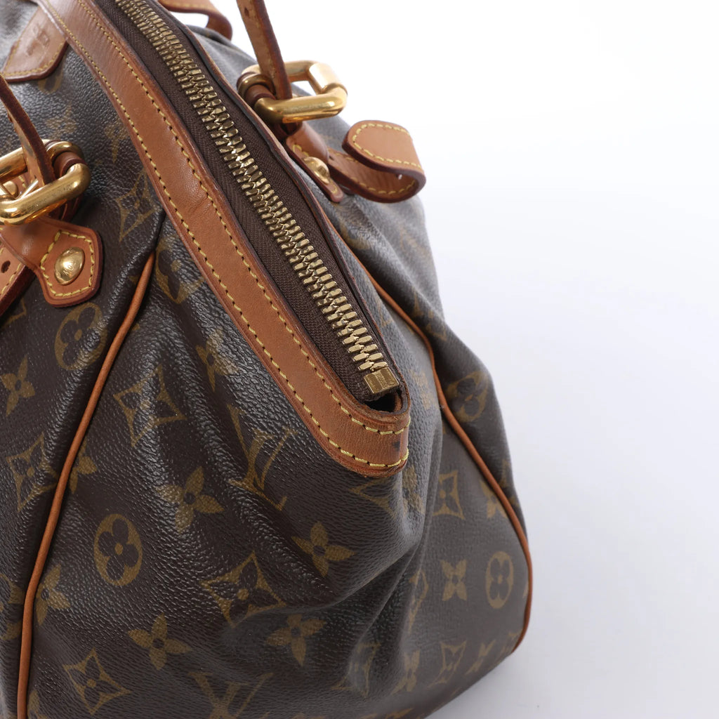 Louis Vuitton Tivoli GM Monogram Canvas Handbag in Brown M40144
