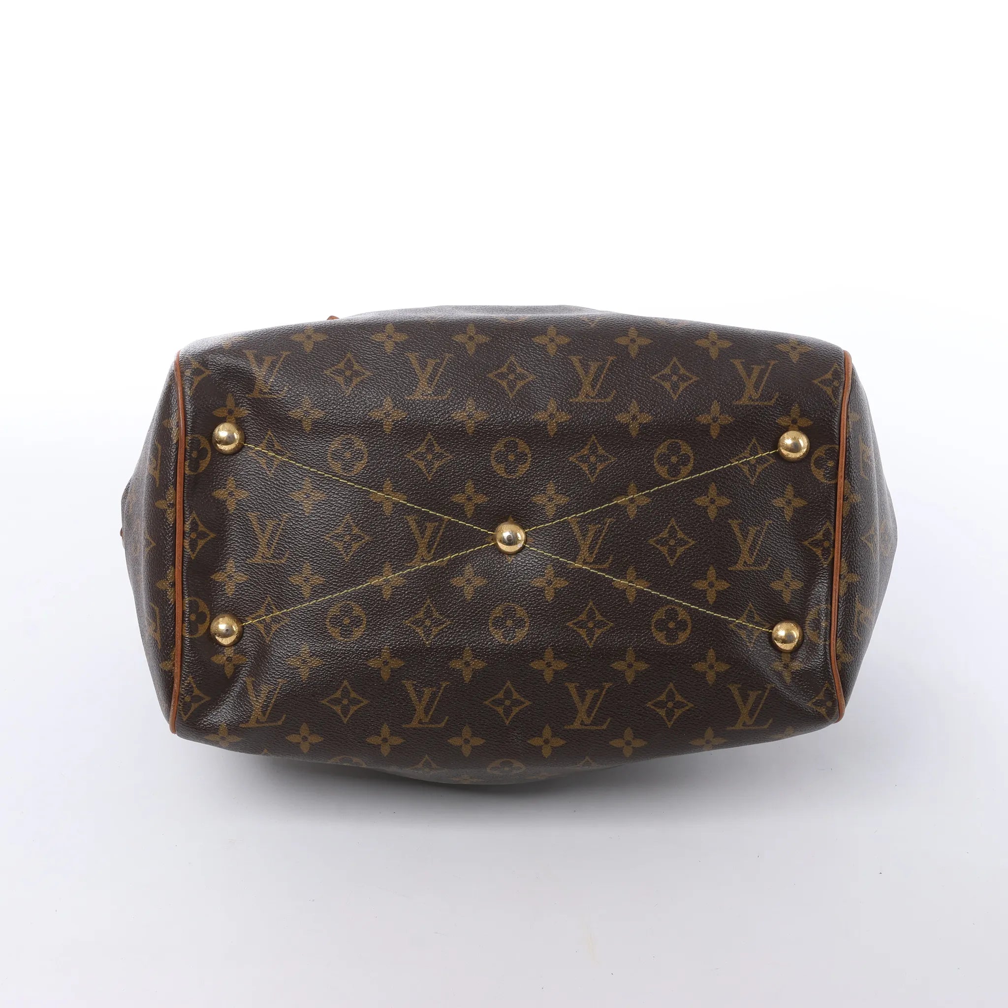Louis Vuitton Tivoli GM Monogram Canvas Handbag in Brown M40144