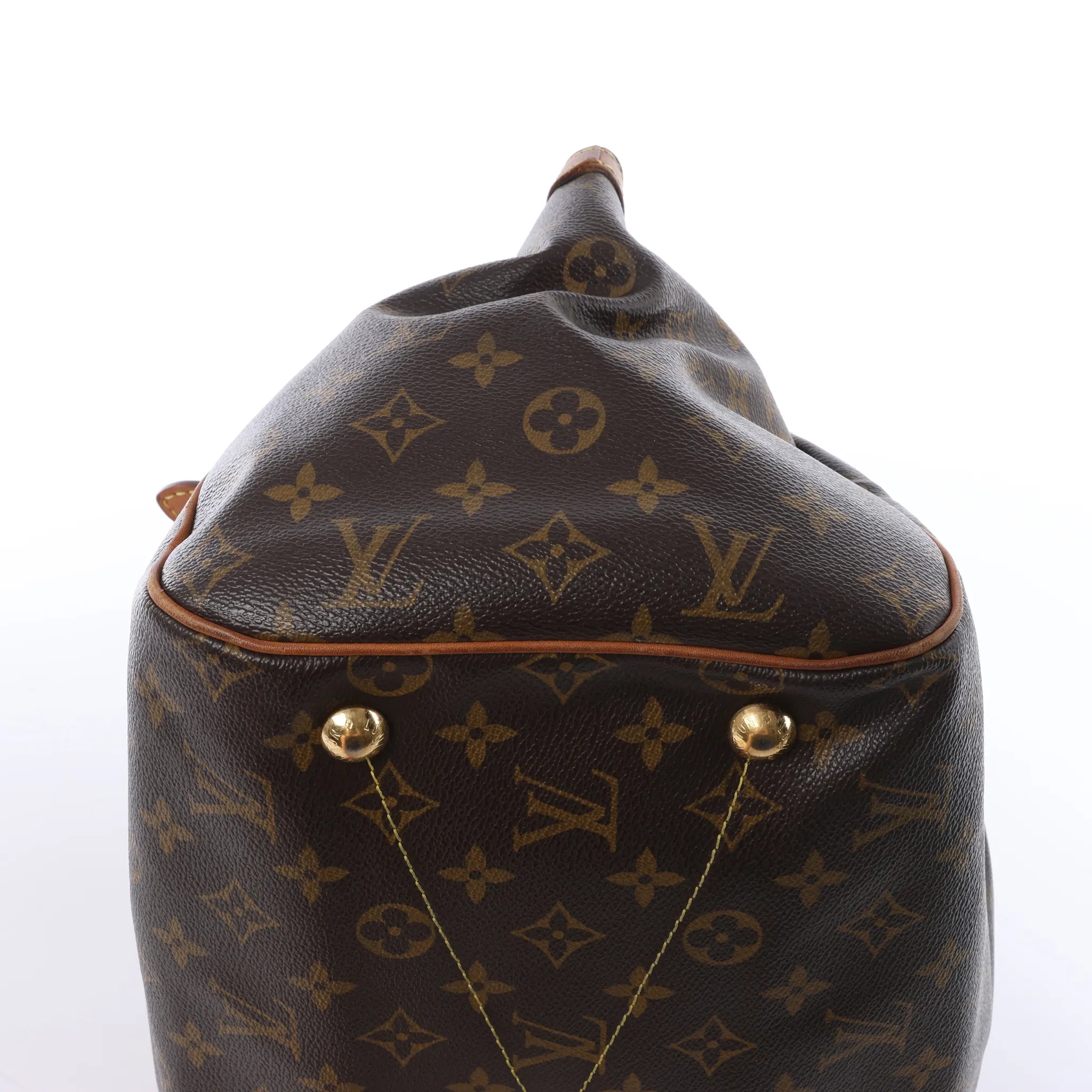 Louis Vuitton Tivoli GM Monogram Canvas Handbag in Brown M40144