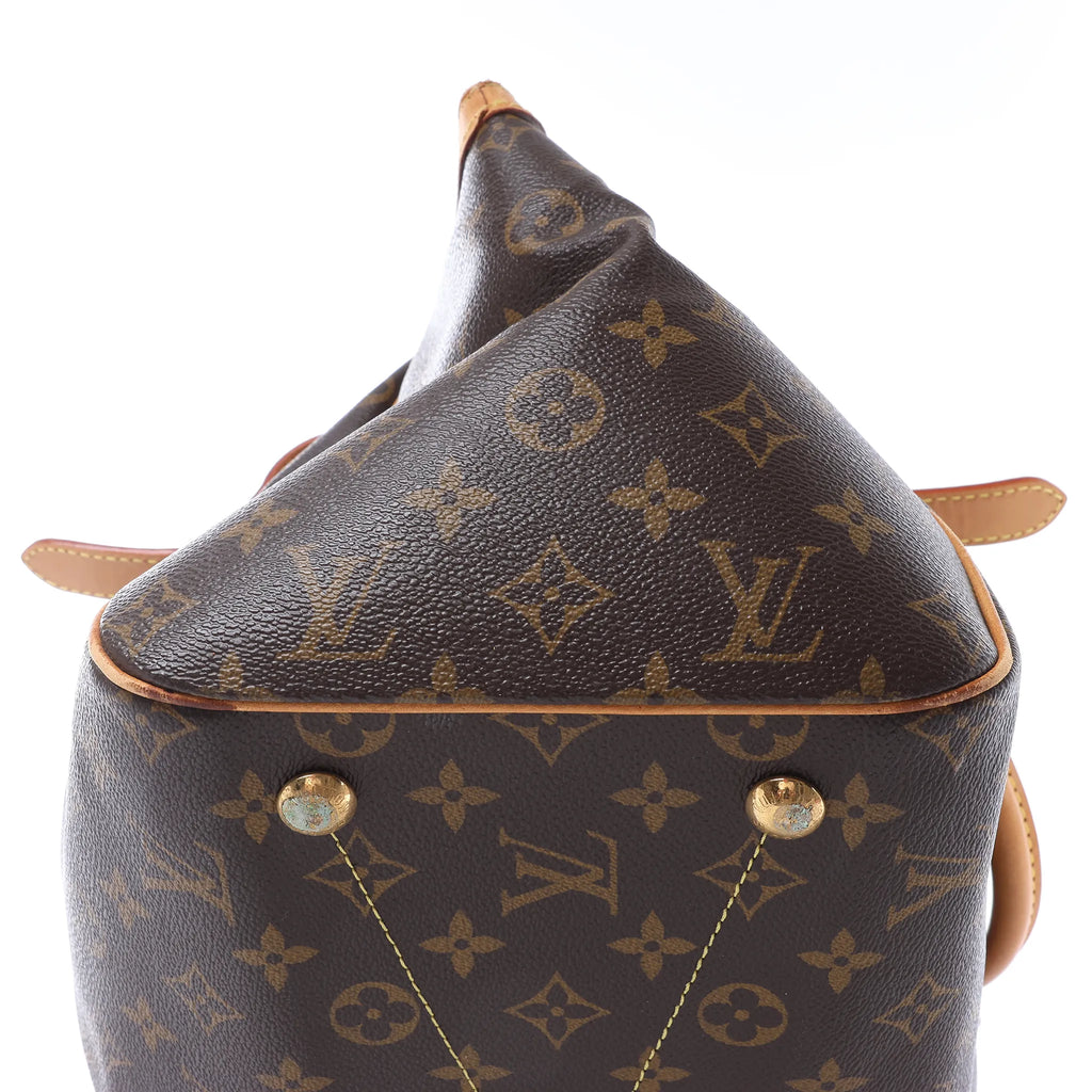 Louis Vuitton Tivoli GM Monogram Canvas Handbag in Brown M40144