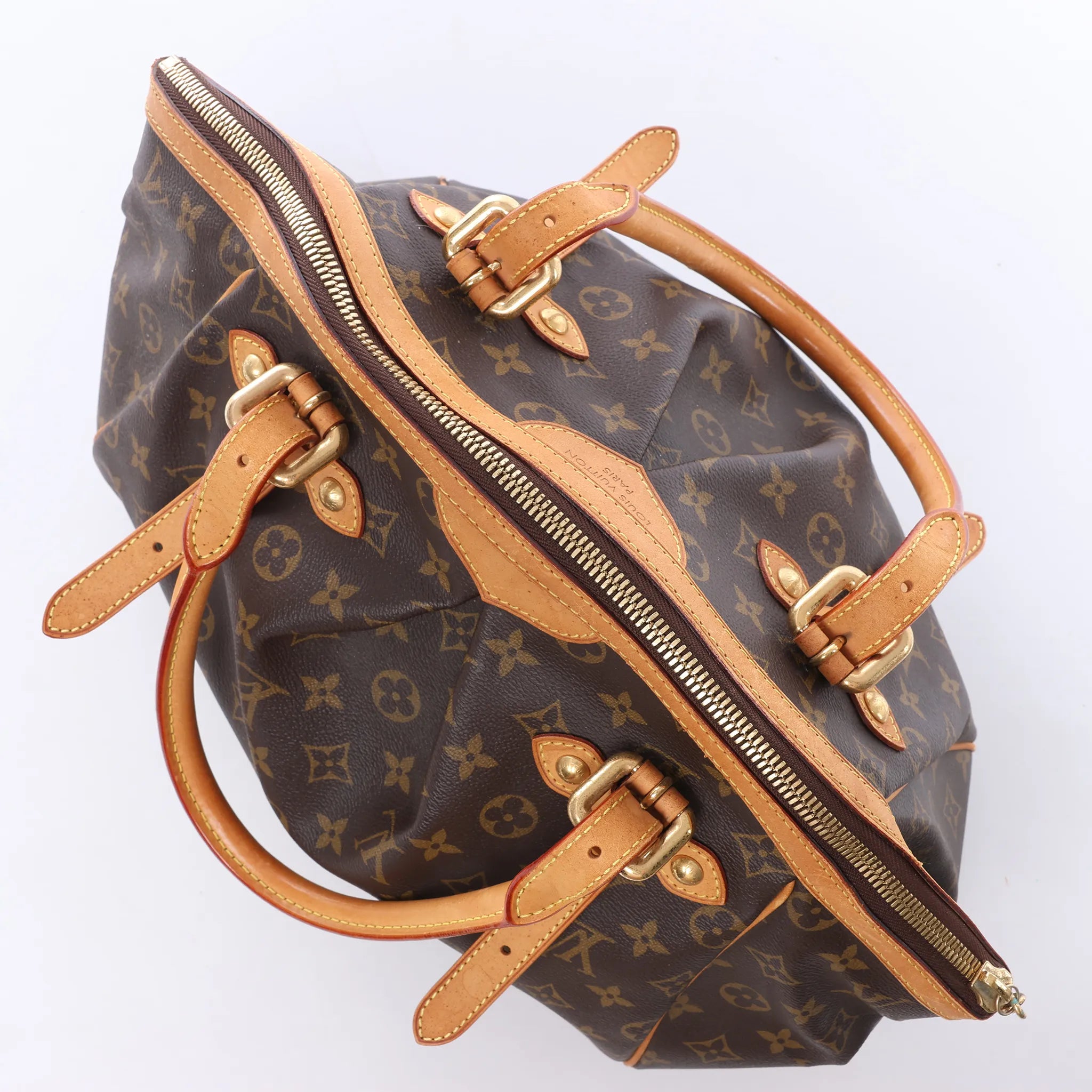 Louis Vuitton Tivoli GM Monogram Canvas Handbag in Brown M40144