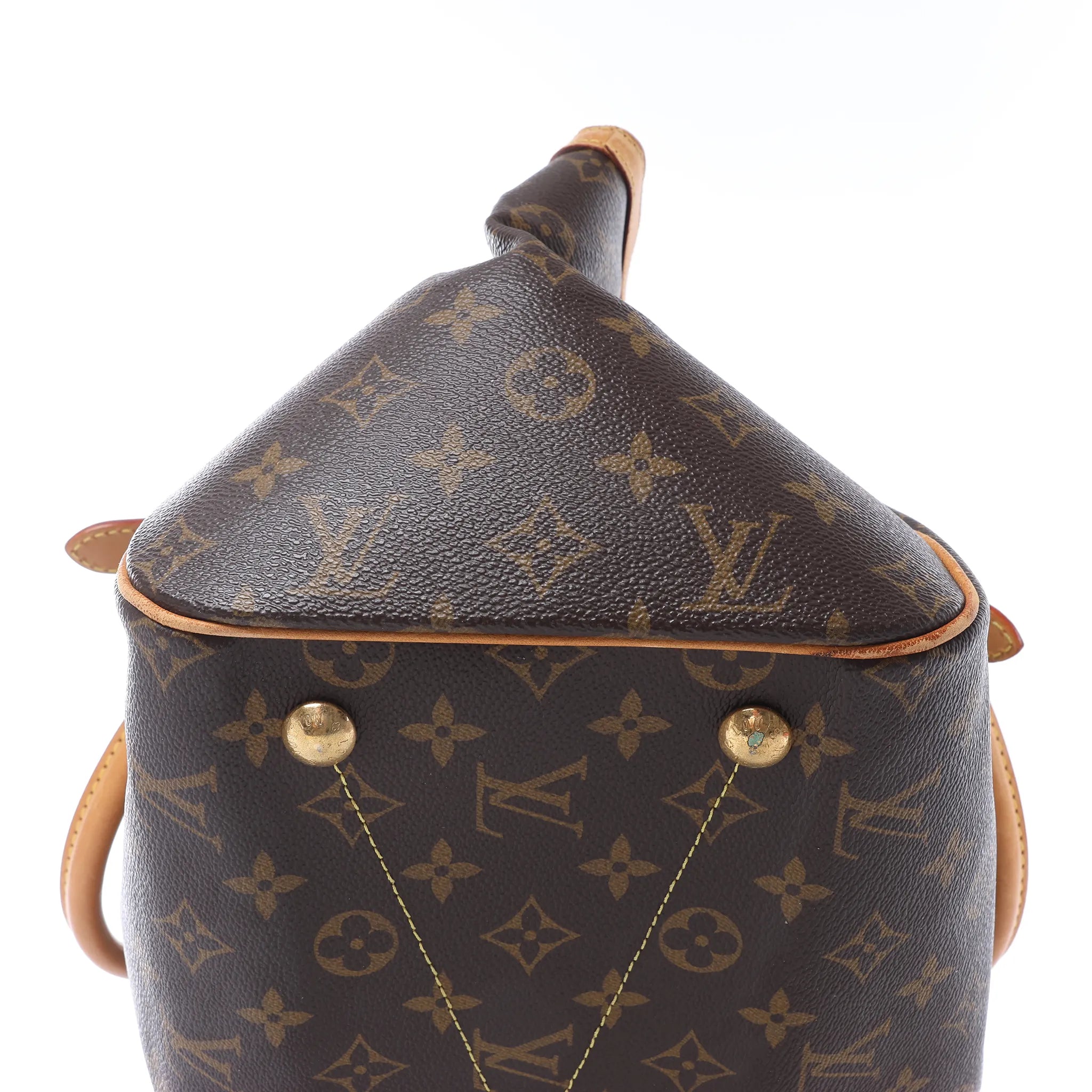 Louis Vuitton Tivoli GM Monogram Canvas Handbag in Brown M40144