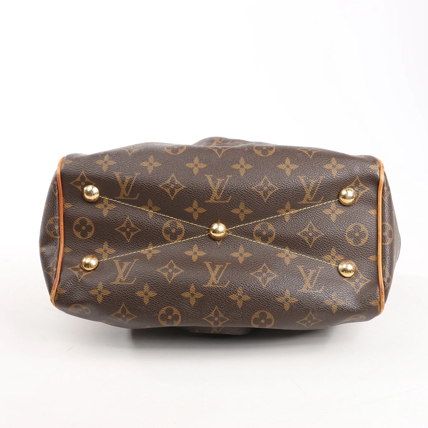Louis Vuitton Monogram Canvas Tivoli PM Handbag in Brown M40143