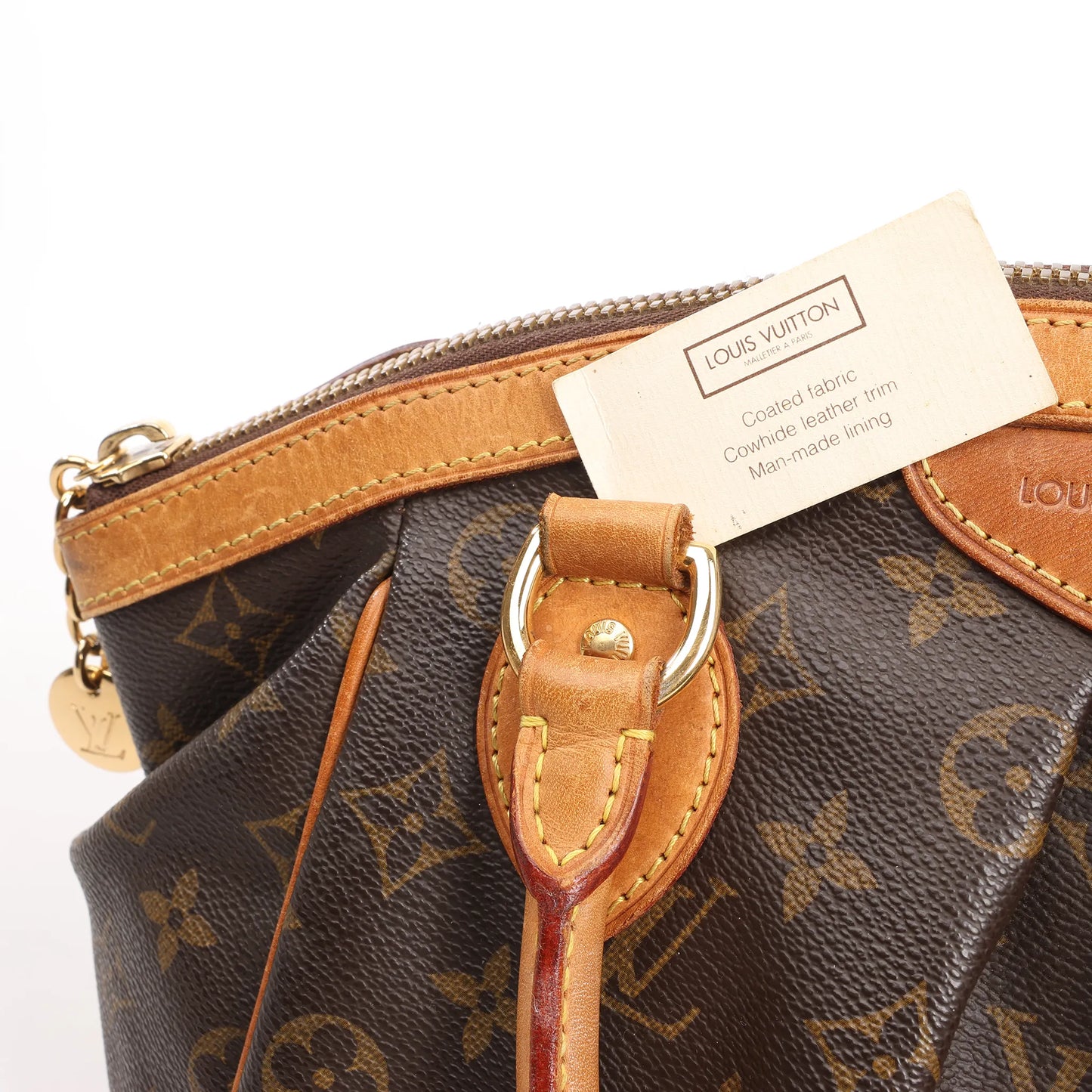 Louis Vuitton Monogram Canvas Tivoli PM Handbag in Brown M40143