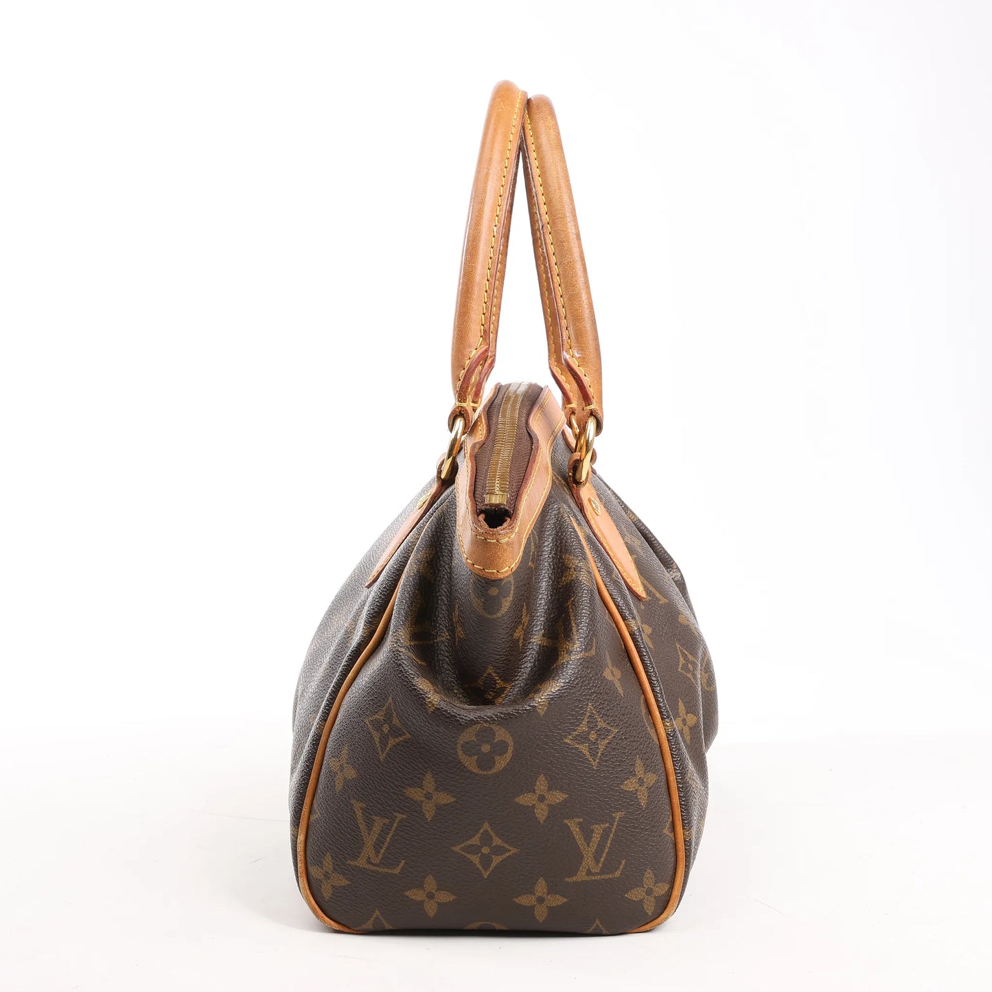 Louis Vuitton Monogram Canvas Tivoli PM Handbag in Brown M40143