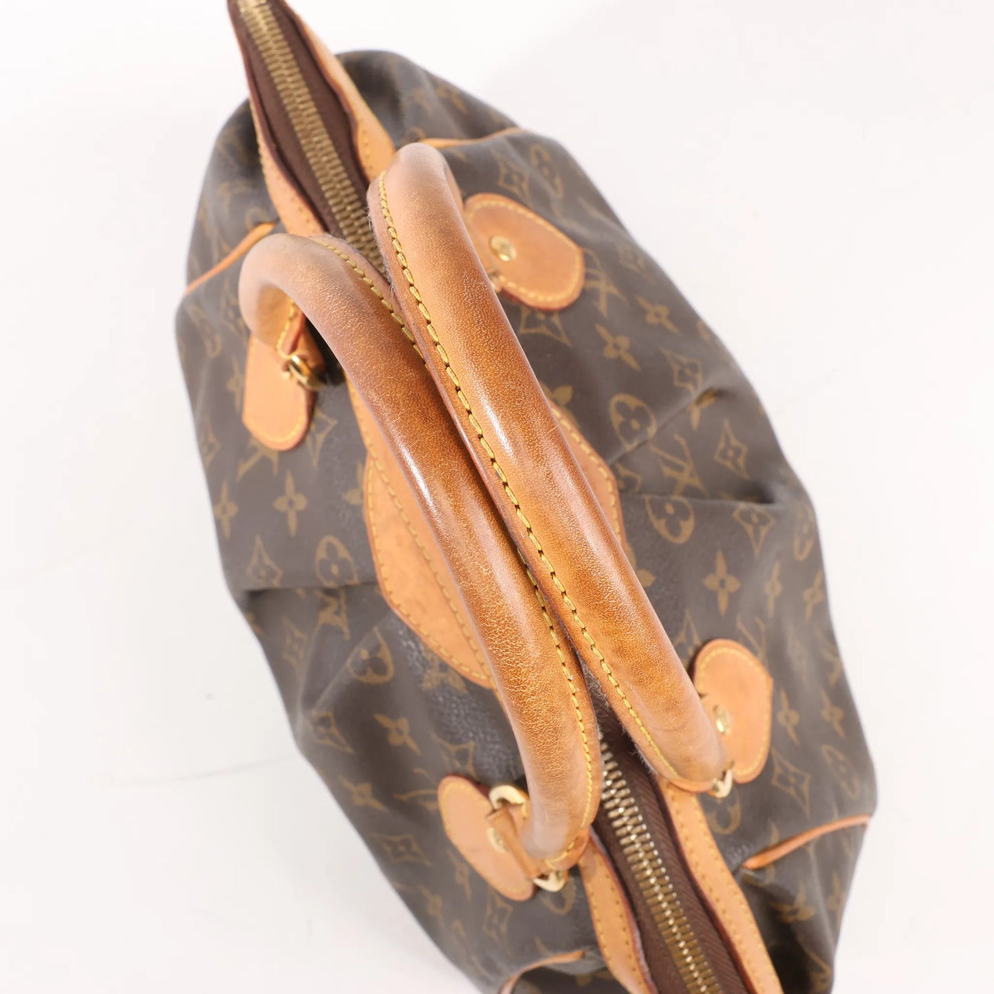Louis Vuitton Monogram Canvas Tivoli PM Handbag in Brown M40143