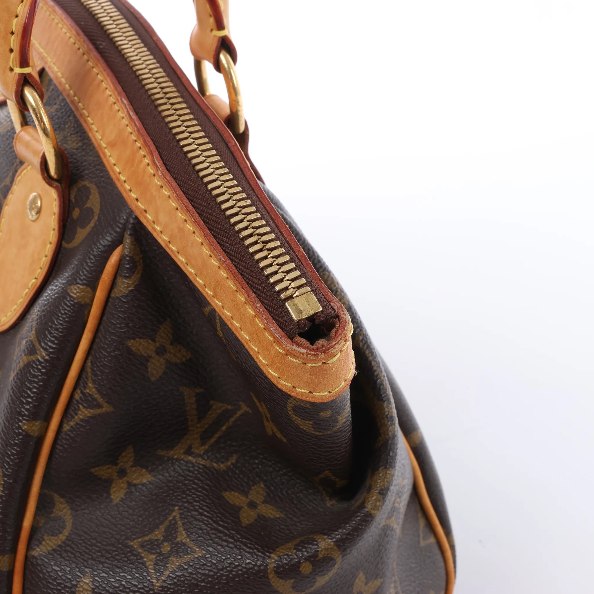Louis Vuitton Tivoli PM Monogram Canvas Handbag in Brown M40143