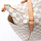 Louis Vuitton Totally MM Damier Azur Shoulder Bag in Beige N51262