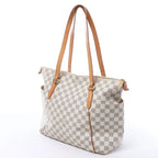 Louis Vuitton Totally MM Damier Azur Shoulder Bag in Beige N51262
