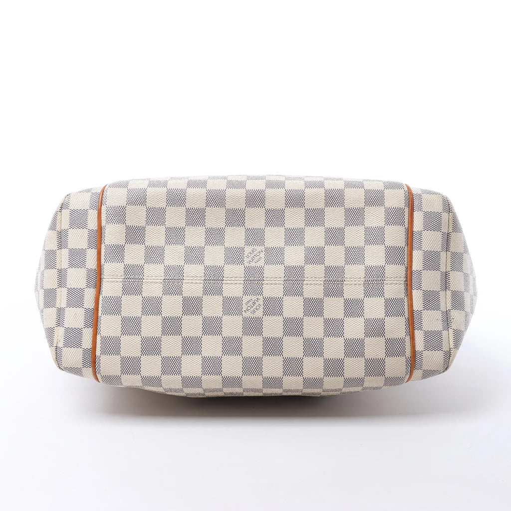 Louis Vuitton Totally MM Damier Azur Shoulder Bag in Beige N51262