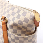 Louis Vuitton Totally MM Damier Azur Shoulder Bag in Beige N51262