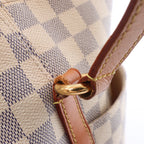 Louis Vuitton Totally MM Damier Azur Shoulder Bag in Beige N51262