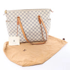 Louis Vuitton Totally MM Damier Azur Shoulder Bag in Beige N51262