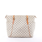Louis Vuitton Totally MM Damier Azur Shoulder Bag in Beige N51262