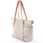 Louis Vuitton Totally MM Damier Azur Shoulder Bag in Beige N51262