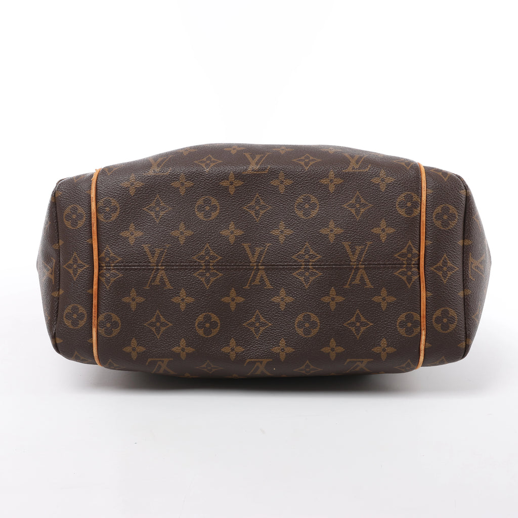 Louis Vuitton Totally MM Monogram Shoulder Bag in Brown M41015