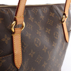Louis Vuitton Totally MM Monogram Shoulder Bag in Brown M41015