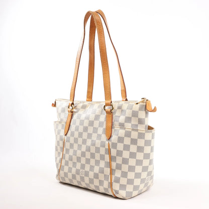Louis Vuitton Totally PM Damier Azur Shoulder Bag in Beige N41280