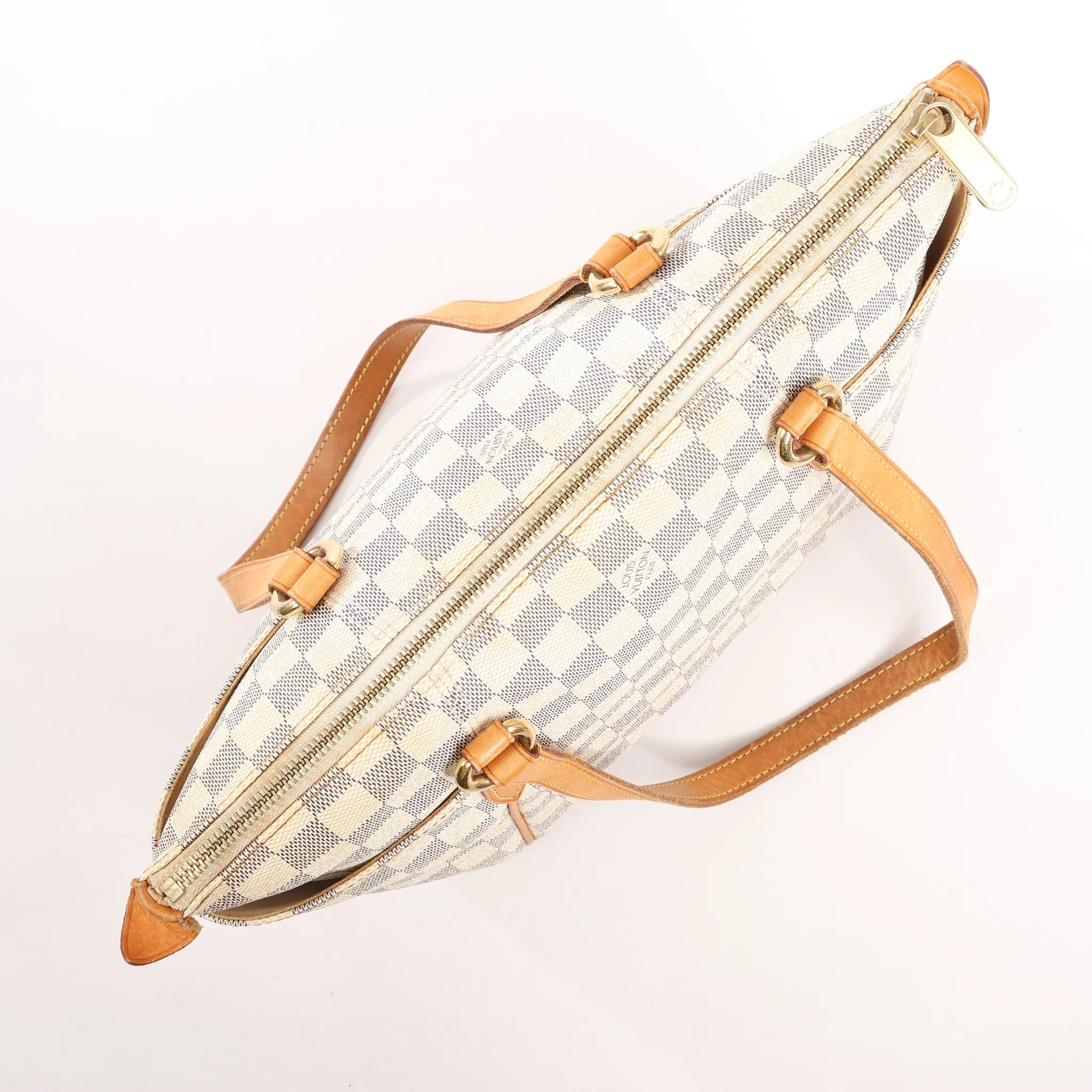 Louis Vuitton Totally PM Damier Azur Shoulder Bag in Beige N41280