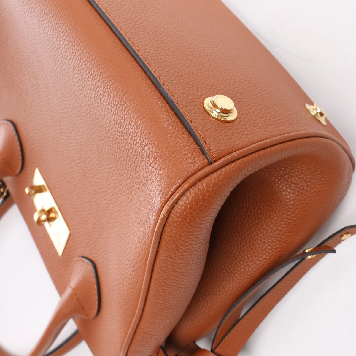 Louis Vuitton Milla PM Taurillon Handbag in Brown M51684