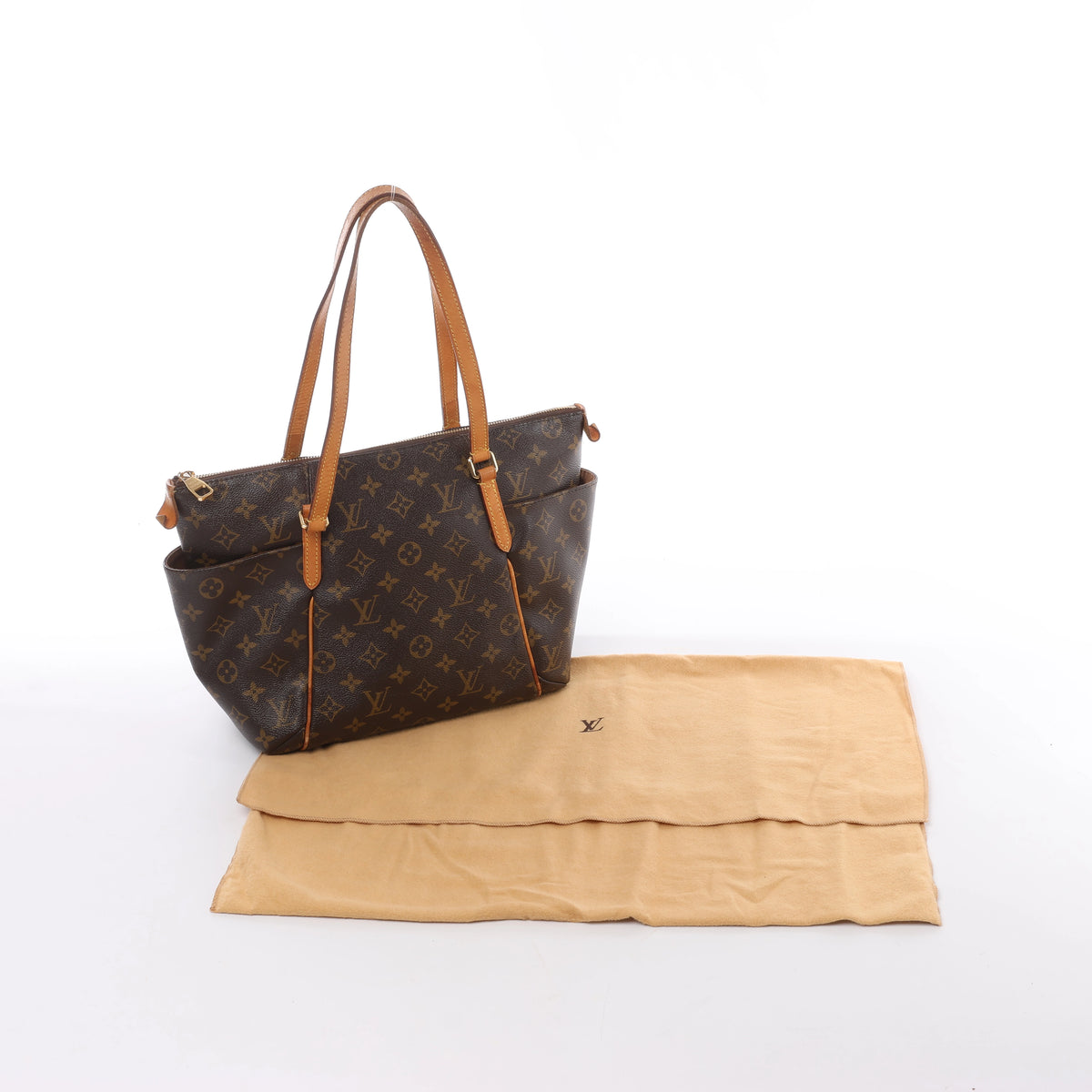 Bolso de hombro Louis Vuitton Totally PM Monogram de lona en marrón M56688