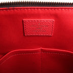 Louis Vuitton Tournelle PM Monogram Canvas Handbag in Brown x Red M44027