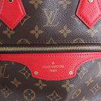 Louis Vuitton Tournelle PM Monogram Canvas Handbag in Brown x Red M44027