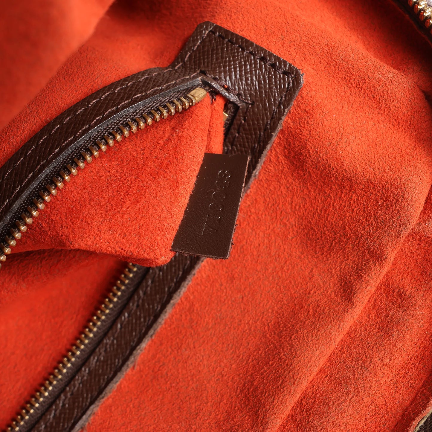 Louis Vuitton Triana Damier Ebene Handbag in Brown N51155