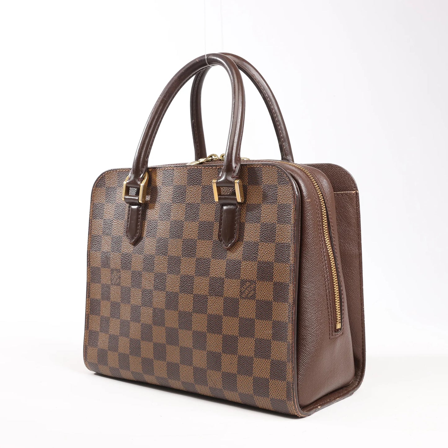 Louis Vuitton Triana Damier Ebene Handbag in Brown N51155