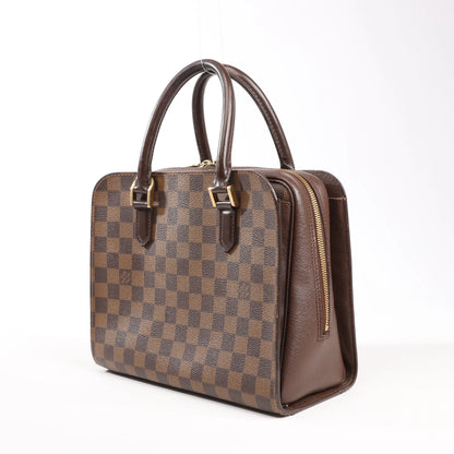 Louis Vuitton Triana Damier Ebene Handbag in Brown N51155