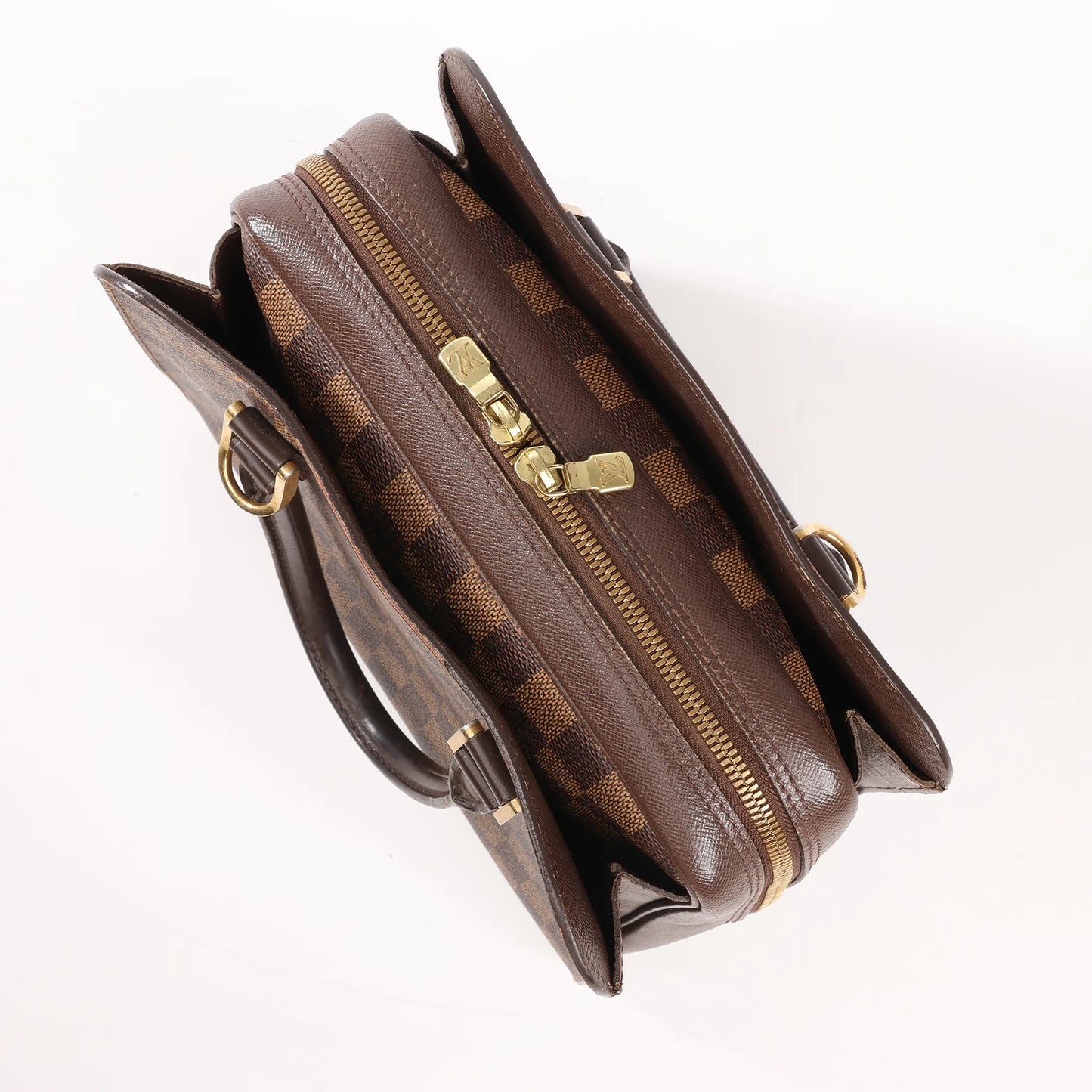 Louis Vuitton Triana Damier Ebene Handbag in Brown N51155