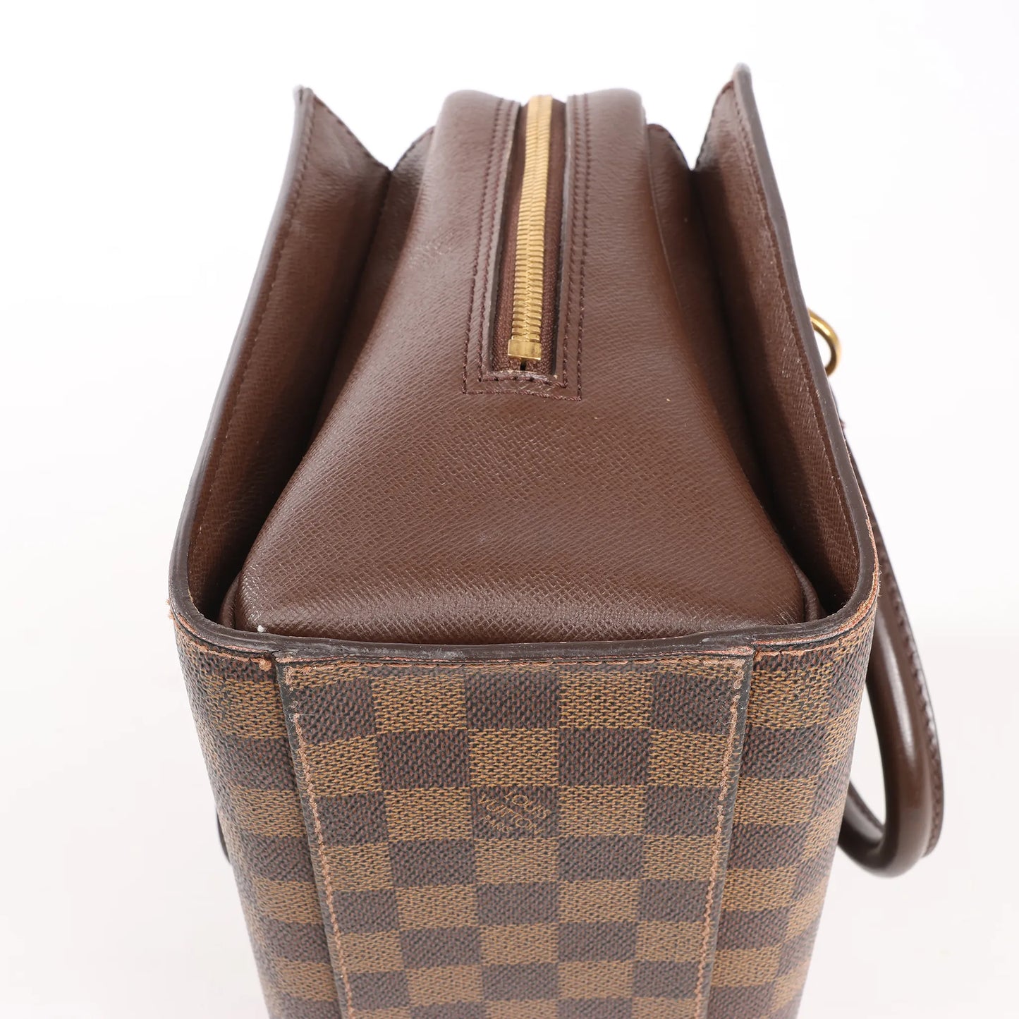 Louis Vuitton Triana Damier Ebene Handbag in Brown N51155