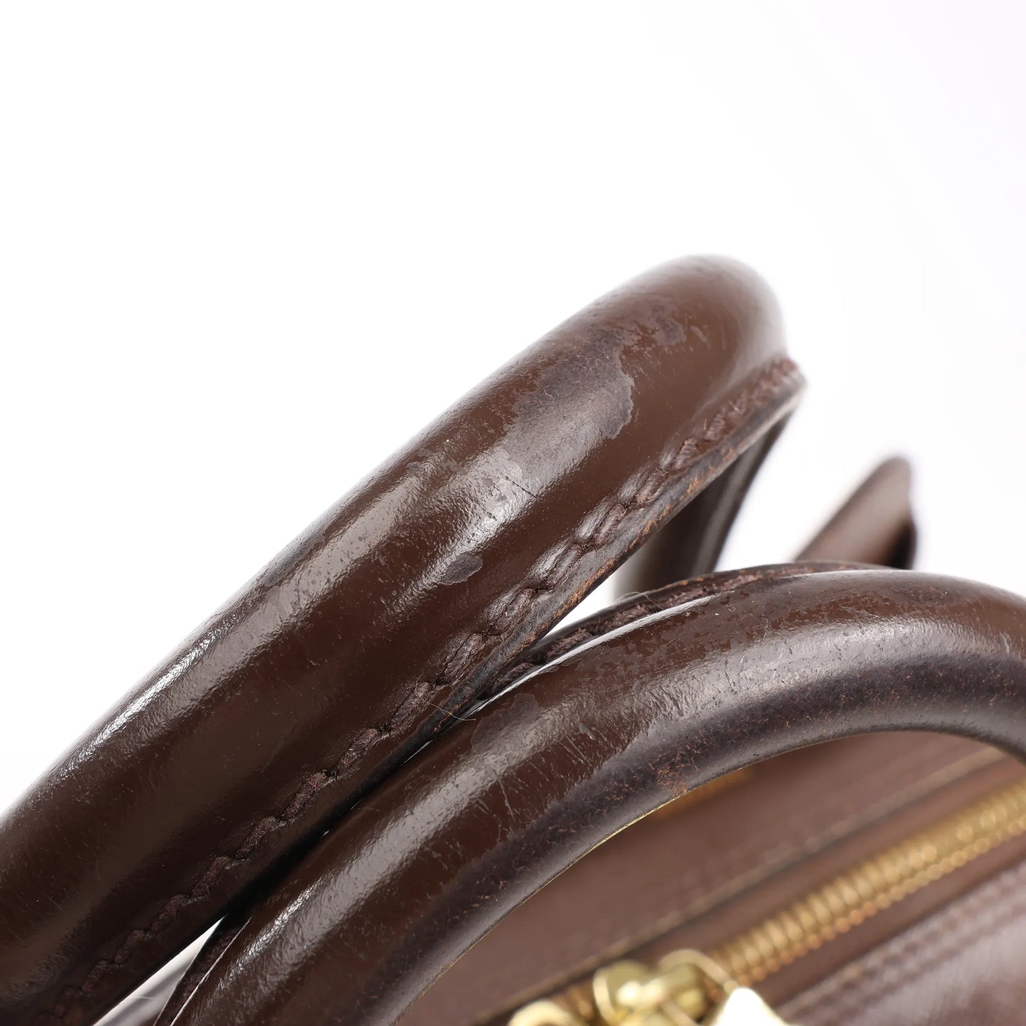 Louis Vuitton Triana Damier Ebene Handbag in Brown N51155