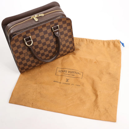 Louis Vuitton Triana Damier Ebene Sac à main en marron N51155