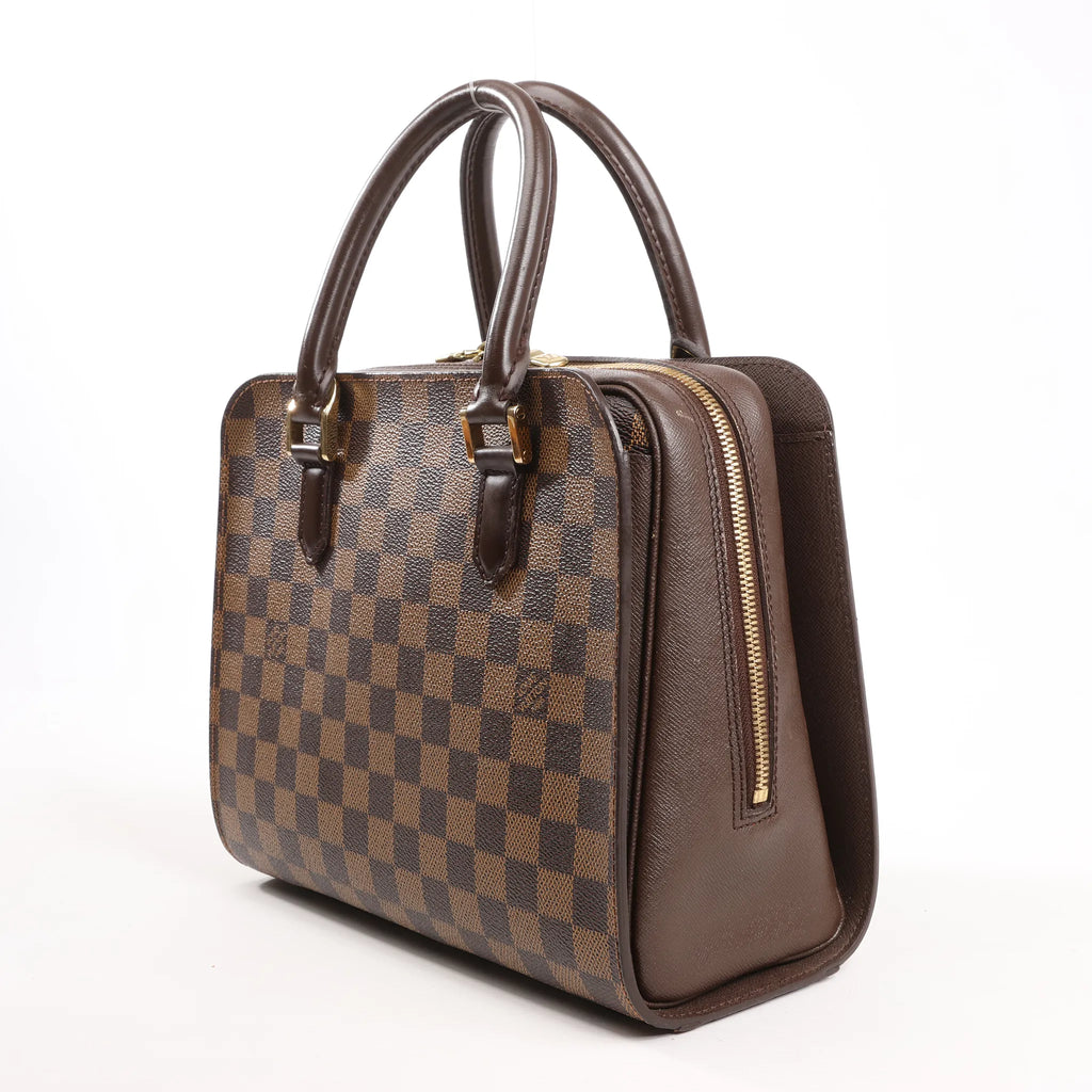 Louis Vuitton Triana Damier Ebene Handbag in Brown N51155