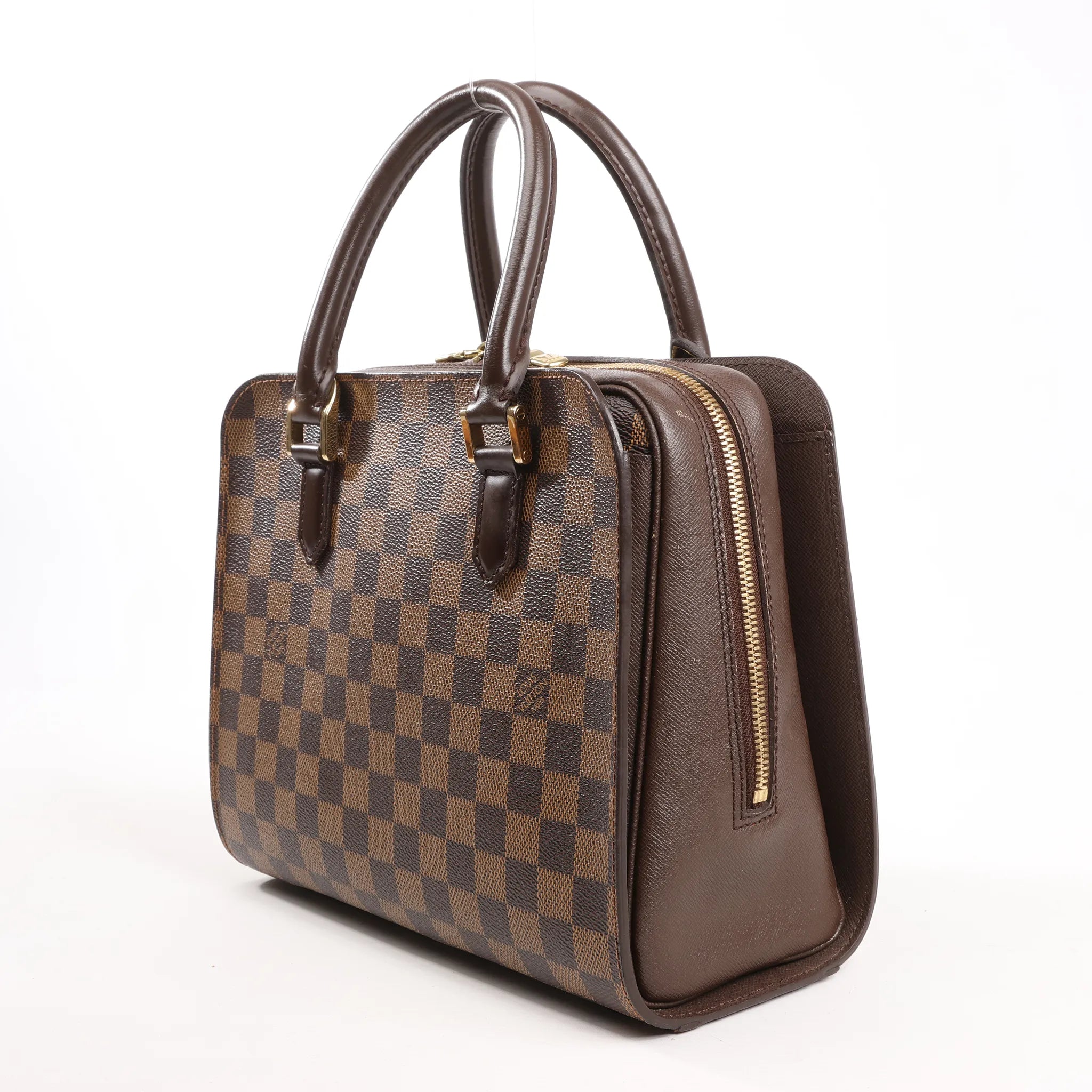 Louis Vuitton Triana Damier Ebene Handbag in Brown N51155