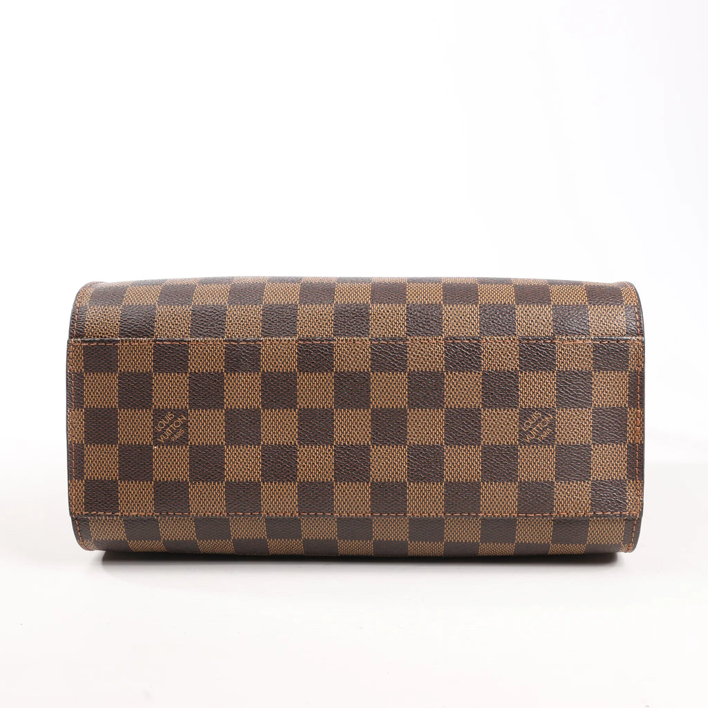 Louis Vuitton Triana Damier Ebene Handbag in Brown N51155