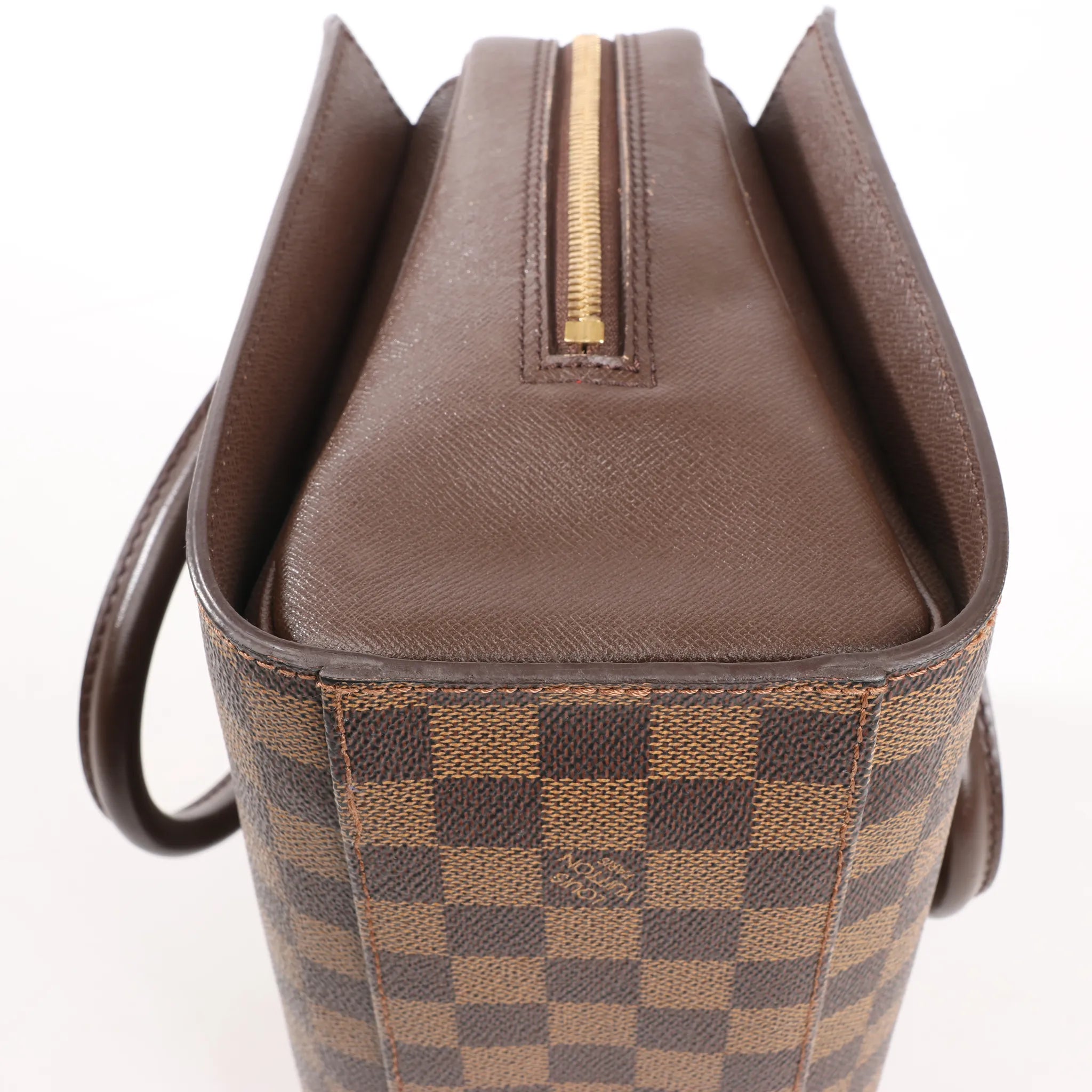 Louis Vuitton Triana Damier Ebene Handbag in Brown N51155