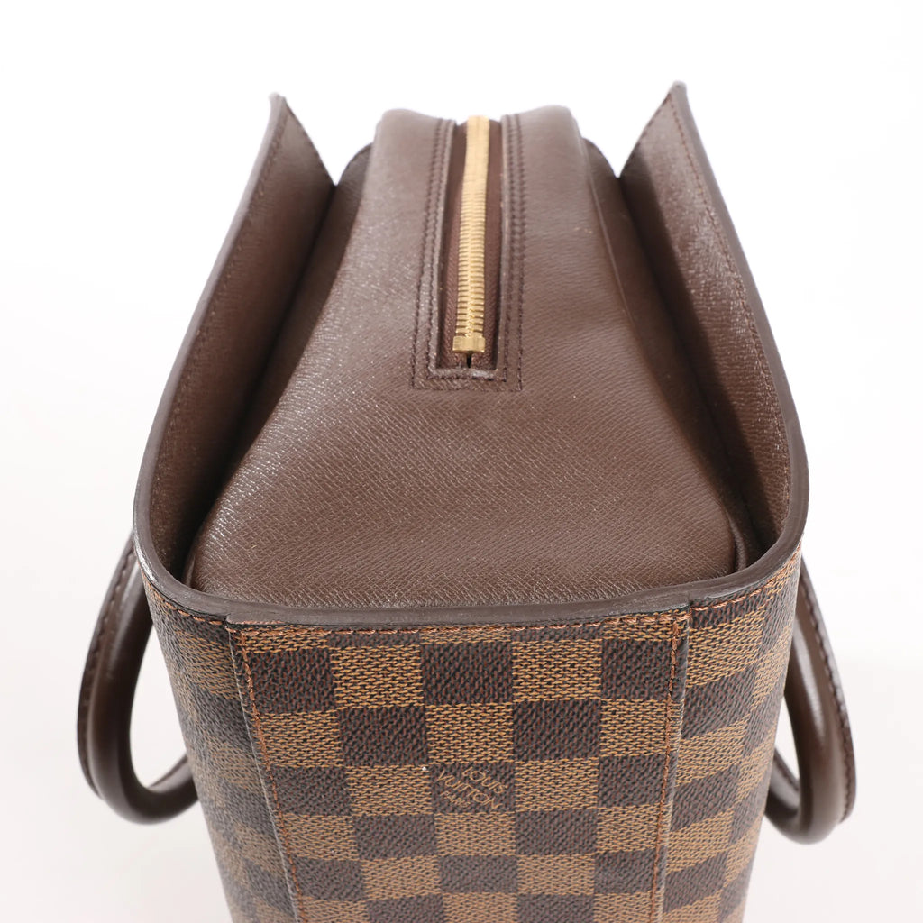 Louis Vuitton Triana Damier Ebene Handbag in Brown N51155