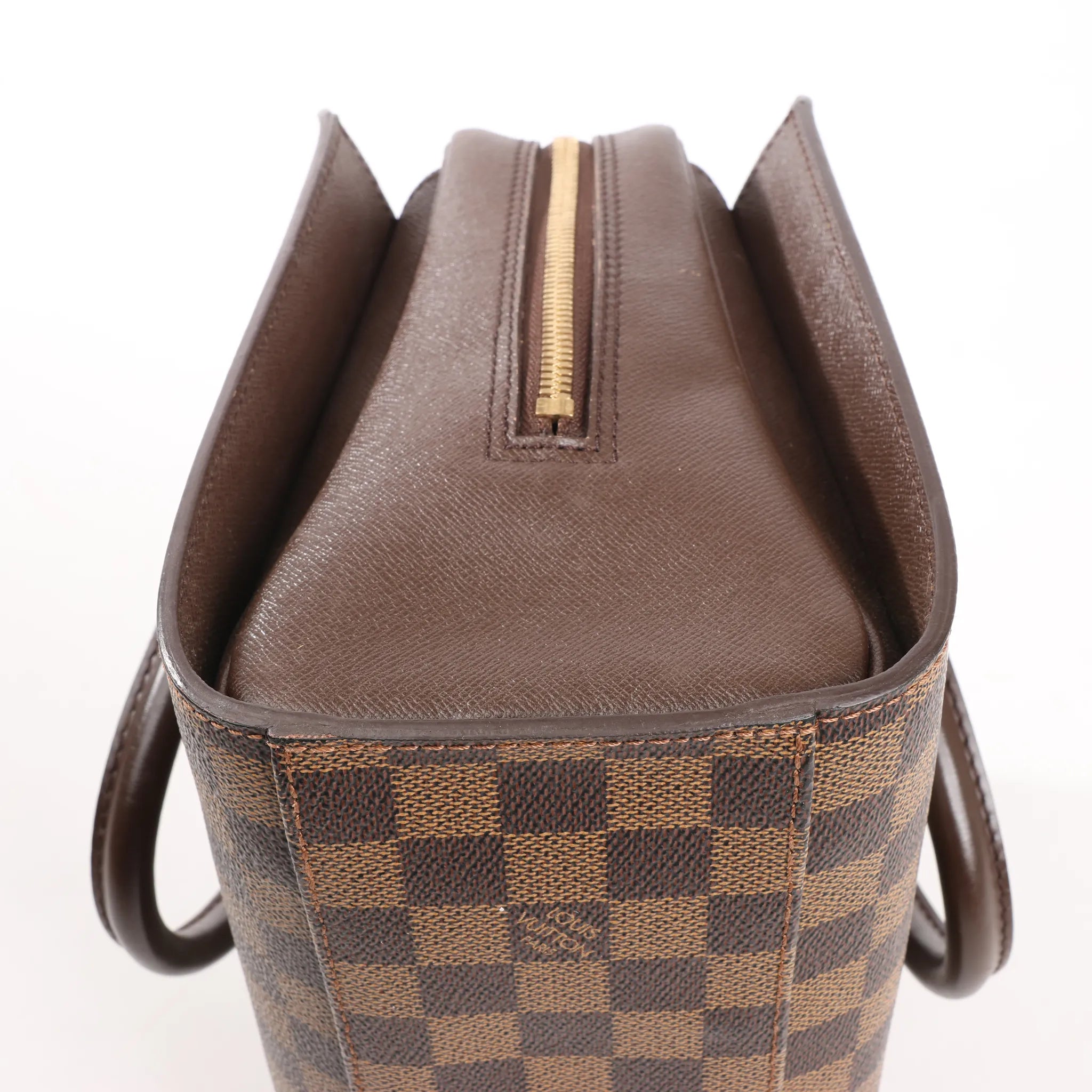 Louis Vuitton Triana Damier Ebene Handbag in Brown N51155