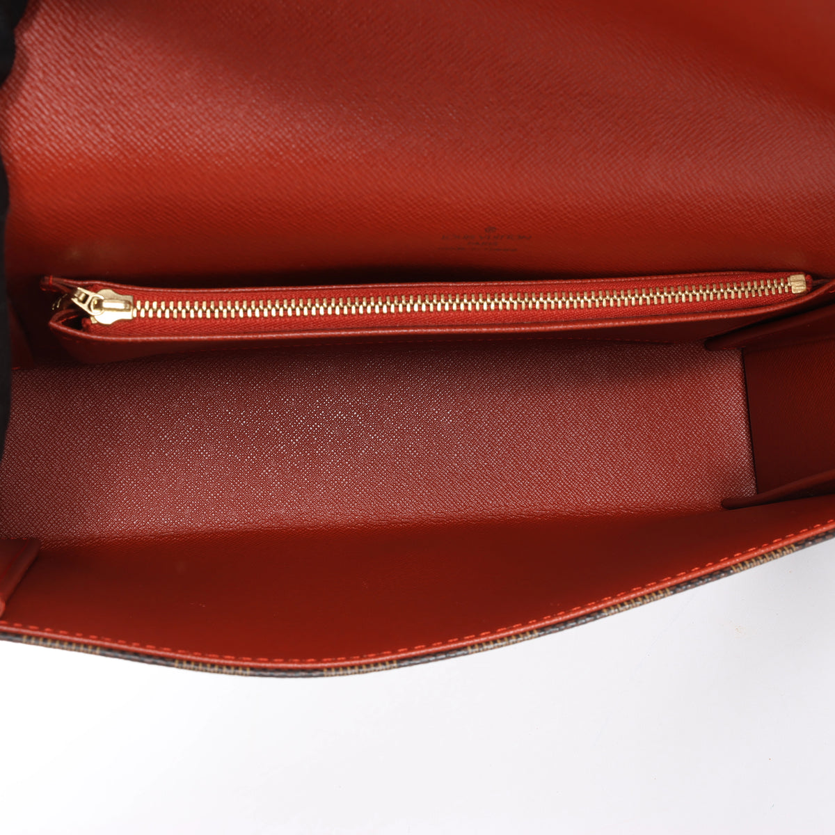 Bolso de hombro Louis Vuitton Tribeca Damier Ebene en marrón N51160