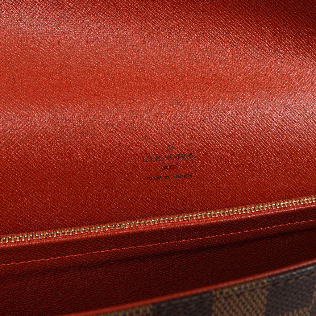 Bolso de hombro Louis Vuitton Tribeca Damier Ebene en marrón N51160