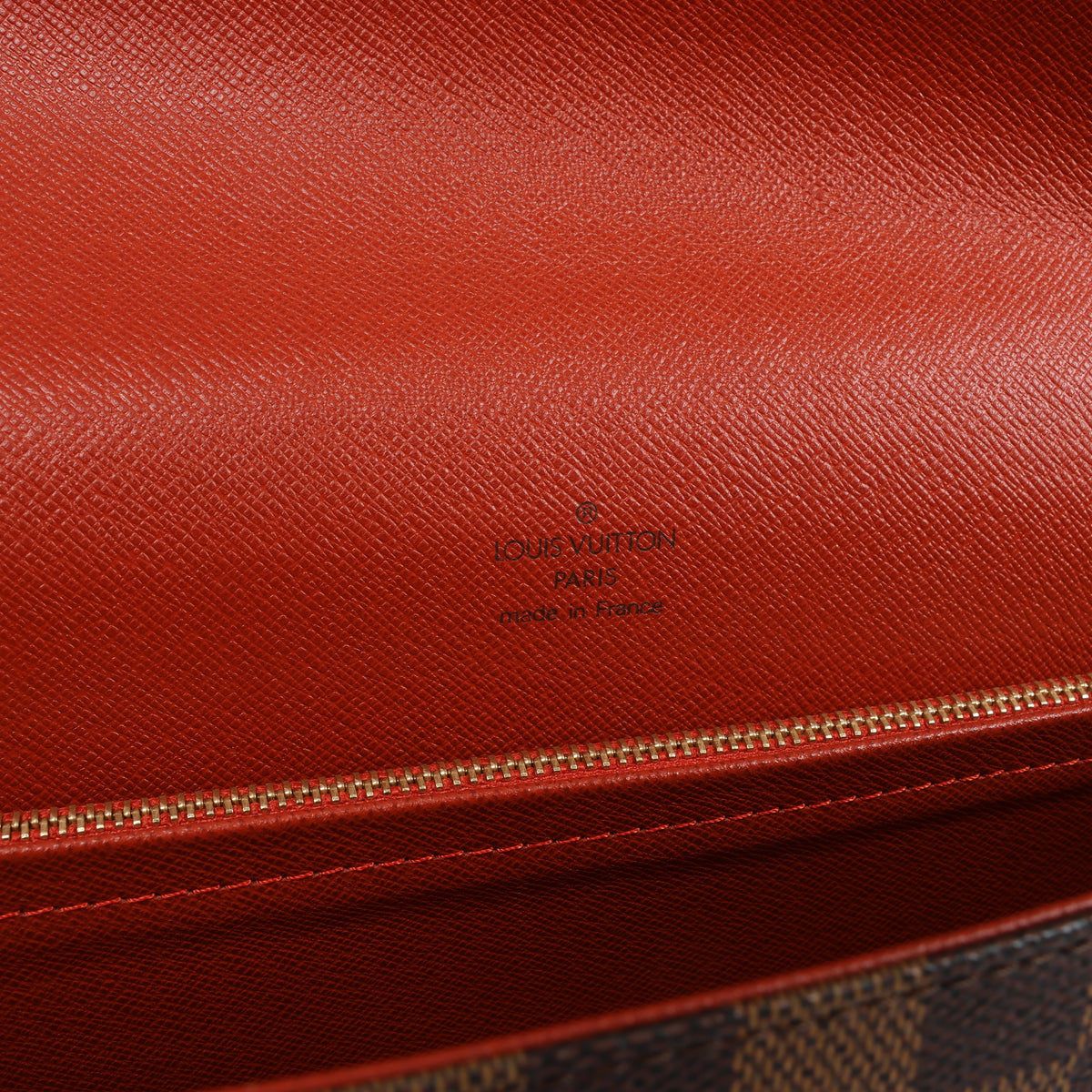 Bolso de hombro Louis Vuitton Tribeca Damier Ebene en marrón N51160