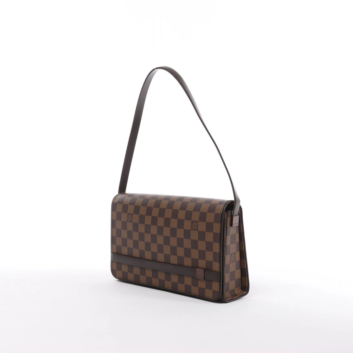 Bolso de hombro Louis Vuitton Tribeca Damier Ebene en marrón N51160